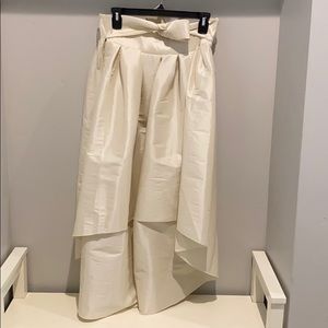 Ivory Hi-low skirt -A’Gaci